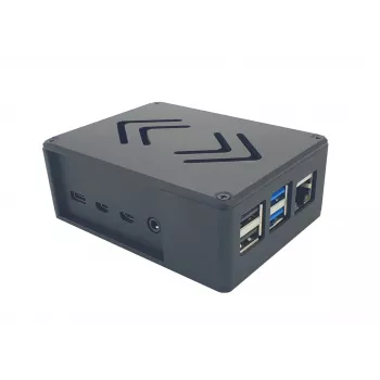ALLNET Rock 4 C+ Aluminium Case ecoPI PRO LP Black for Radxa Rock Pi 4C Plus