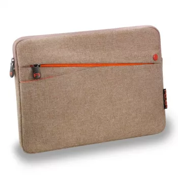 PEDEA Fashion Tablet Case for Samsung Galaxy Tab S6 Lite / A9+ / S9 / A8, Beige/Orange, Neoprene