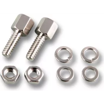 EFB Elektronik ESV Threaded Bolt Set UNC 4-40 with Nickel-Plated Nut, Silver