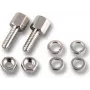 EFB Elektronik ESV Threaded Bolt Set UNC 4-40 with Nickel-Plated Nut, Silver
