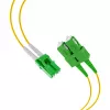 EFB Elektronik Duplex Patchkabel LC/APC-SC/APC OS2 G652D 1m LSZH 2mm gelb