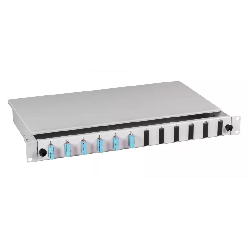 EFB Electronics Splice Box SC 50/125µm OM4 Extractable 12 Pigtails / 6 Couplings