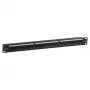 EFB-Elektronik ECOLAN Patch Panel UTP 24xRJ45 Cat.6 19 inch 1U RAL9005 Black