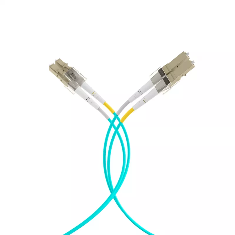 EFB Elektronik Duplex Jumper LC-LC 50/125µm OM3 LSZH Aqua 2.0mm 35m