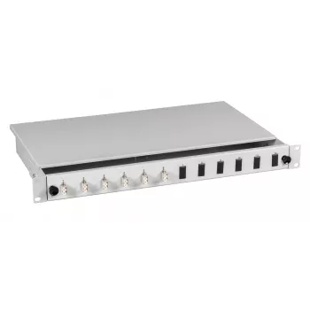 EFB Elektronik Splice Box LC 50/125µm OM2 Non-Sliding 12 Pigtails / 6 Couplings