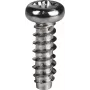 EFB-Elektronik Self-Tapping Screw ST2.5, DIN 7971, Countersunk Head, Phillips, Zinc-Plated Steel, 50 Pieces (80550.1-50)