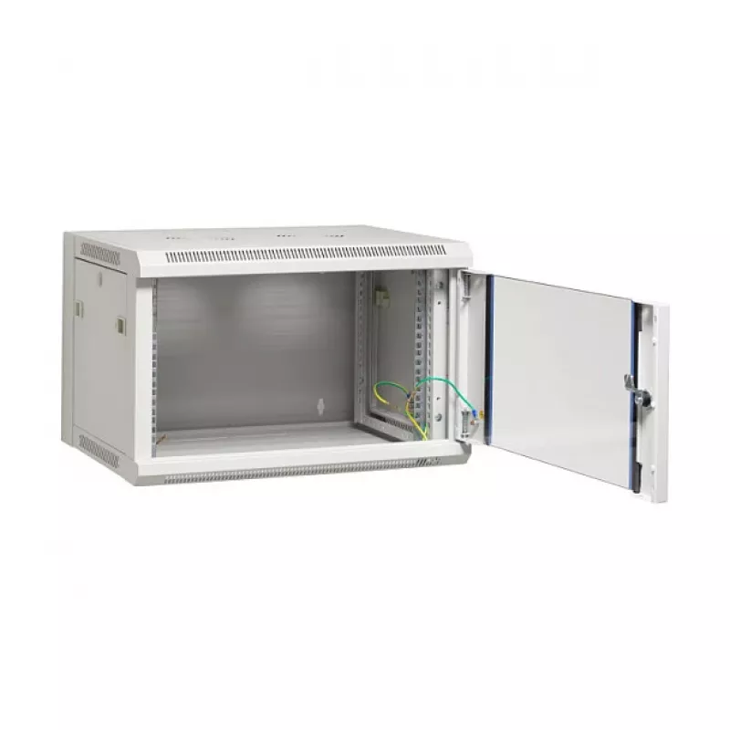 EFB-Elektronik 19 inch Wall Mount Enclosure Flat Pack 15U, Depth 600 mm, RAL 7035 Light Grey (691715FGR.2)