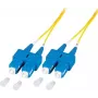 EFB Elektronik O2513.5-1.2 Fiber Optic Patch Cable 5 m SC Duplex OS2 Yellow