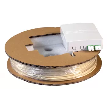 EFB Elektronik FTTX Compact Box Pre-Terminated, 2xLC/APC Duplex, G.657.A2, 10m