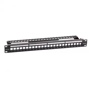 EFB Electronics Distribution Panel 19inch 48-Port 1U for Slimline Modules Metal Colour