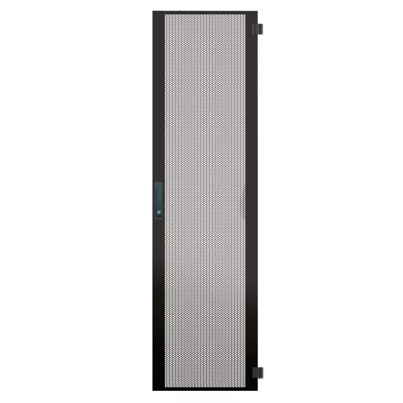 EFB Elektronik PRO Rack Door - Light Grey RAL 7035 - 42U 19 inch Perforated Front Door with Lock