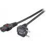 EFB Elektronik Power Cord CEE7/7 Angled 90° - C13 180° IEC Lock Black 5.0 m