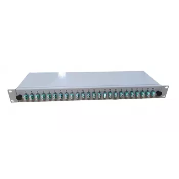 EFB Elektronik Partially Equipped Breakout Box with 24 LC-Duplex Couplers OM3