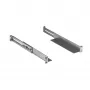 EFB Electronics Telescopic Slide Rails for 1000 mm Depth, 100 kg, Set of 2 Left/Right, Galvanized (691652T.10)