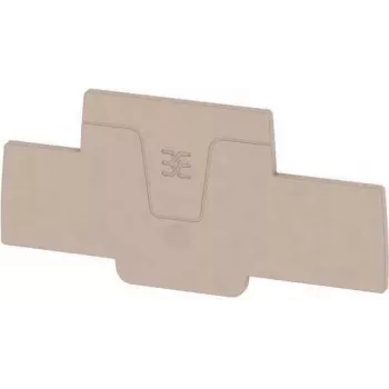 Weidmüller AEP 2T 2.5 End Plate, Beige, for A2T 2.5 Terminal Blocks, 20 pcs