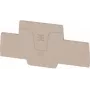 Weidmüller AEP 2T 2.5 End Plate, Beige, for A2T 2.5 Terminal Blocks, 20 pcs