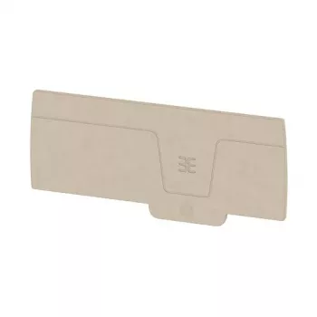 Weidmüller AEP 3C 10/16 End Plate for A-Series, Dark Beige