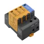 Weidmüller VPU AC II 3+1 300/50 Surge Protection Device Type 2, 3-Phase + Neutral, 300 V AC, 20 kA/40 kA, DIN Rail
