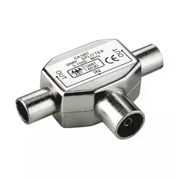VALUE Secomp VALUE Coaxial T-Adapter - Antenna Splitter