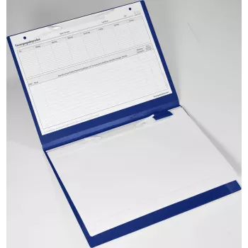 BOI Dokutech Patient Documentation Folder Professional-Line DIN A4 Landscape Blue
