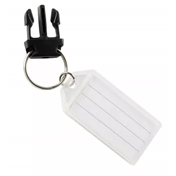 Eichner Key Ring with Clip Black