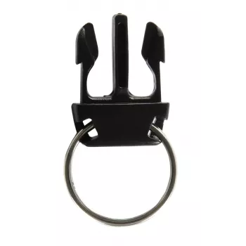 Eichner Key Ring with Clip Black