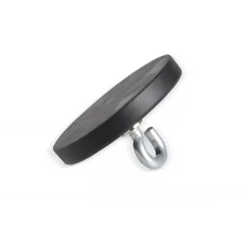 Eichner Magnetic Hook Black, Metal Ø 4.3 x 6.0 cm, 5 Pieces