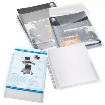 Eichner 10 Expanding Document Folders A4 Transparent Polypropylene