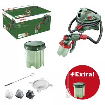 Bosch PFS 5000 E Paint Spray Gun 1200 W Flow Rate 500 ml/min + Stirring Rod (0.603.207.202)