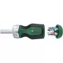 Bosch 1600A032UY Ratchet Screwdriver with 12 Bits (25mm) S2 Steel, 1/4 inch Hex, Ergonomic Handle