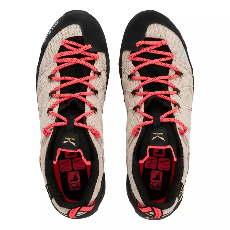Salewa Wildfire 2 GTX Women's Approach Shoes - Oatmeal/Black, Size 38