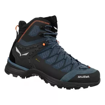 Salewa Mountain Trainer Lite Mid GTX Hiking Boots - Java Blue/Black, EU 45