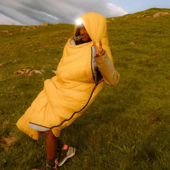 Salewa Puez RDS Down -1 Gold Right Sleeping Bag