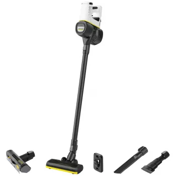 Kärcher VC 4 Cordless myHome Pet 2-in-1 Stick Vacuum, Bagless, Black/White, 0.65 L