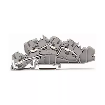 WAGO 2005-7642 Through Terminal Block, 4 mm², 32 A, 400 V, Gray, CAGE CLAMP