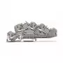WAGO 2005-7642 Through Terminal Block, 4 mm², 32 A, 400 V, Gray, CAGE CLAMP