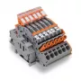 WAGO 2007-8875 Terminal Block for Current Transformers, 1-Pole, Gray, Push-in CAGE CLAMP, 41 A, 1000 V, DIN-rail