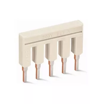 WAGO 2002-405 2-Conductor Through Terminal Block, 25 A, 800 V, Gray