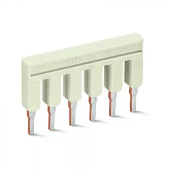 WAGO 2002-406 2-Conductor Push-in Terminal Block, 24 A, 800 V, Gray