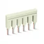 WAGO 2002-406 2-Conductor Push-in Terminal Block, 24 A, 800 V, Gray