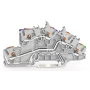 WAGO Installation Terminal Block 2203-7646 with Push-button 2.5 mm² Grey