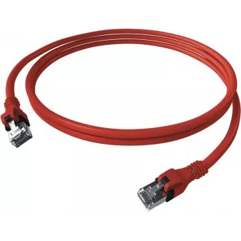 EasyLan saCon DualBoot Patch Cable S/FTP Red 1.0m Cat.6A