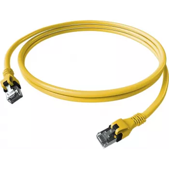 EasyLan saCon DualBoot Patch Cable S/FTP Yellow 3.00m Cat.6A