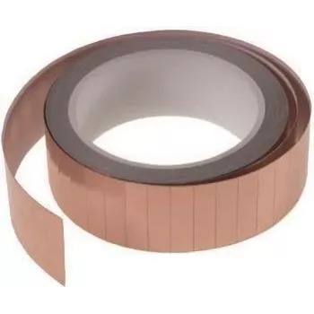 EasyLan CZCUBR15 Copper Strip Roll 1500pcs - Self-Adhesive Conductive Tape for Grounding & Shielding