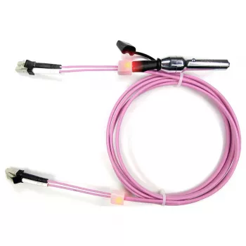EASYLAN OM4 Fiber Optic Patch Cable 10 m LC Duplex to SC Duplex LSZH Violet
