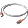 EasyLan DualBoot LED Patch Cable RJ45 S/FTP Cat.6A (Class EA) with saCon Connector - LSOH - Gray - 0.5m