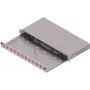 ZVK EasyLan Fiber Optic Distribution Panel Basic LSB0B224 Grade C 1U 12 Ports 12x LC-Duplex OM4