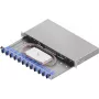 ZVK Easylan LWL Splice Enclosure Basic 1U 12x SC-Duplex OS2 Sliding Drawer