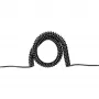 Bachmann Spiral Cable H05VV-F 3G1.5 Black Smooth Cut - Cable