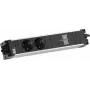 Bachmann STEP ALU Desk Power Unit 2x Schuko 1x USB-C 100W Aluminum